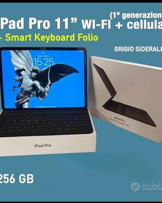 iPad Pro 11" Wi-Fi-cell + Keyboard Folio