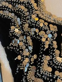 Stoletta velluto pet danza del ventre