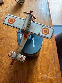 Modellino aereo vintage in latta anni 60