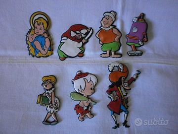 PLASTECO - Formaggino Mio 7 Personaggi anni'60/'70