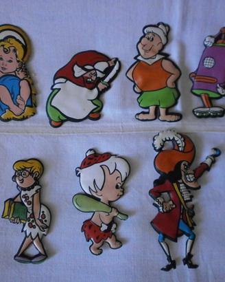 PLASTECO - Formaggino Mio 7 Personaggi anni'60/'70