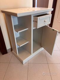 MOBILETTO INGRESSO STILE SHABBY BIANCO