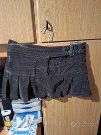 Minigonna velluto Armani Jeans originale