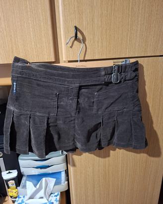 Minigonna velluto Armani Jeans originale