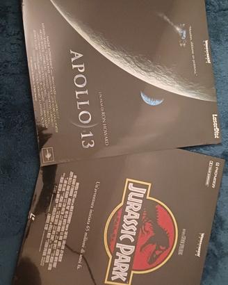 Laserdisc Jurassic Park e Apollo 13