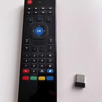 Telecomando WifFi Air Mouse con tastiera QWERTY