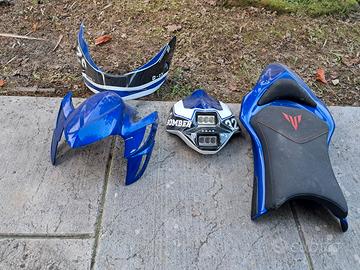 kit modifiche moto e faro con sella