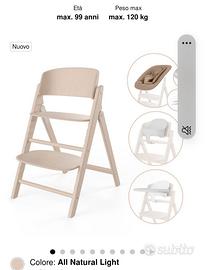 Clik and fold Cybex e sdraietta- coloreall natural