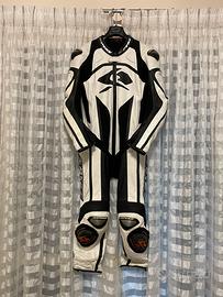 Tuta Moto SPYKE Kangaroo Mix Pelle di Canguro 54