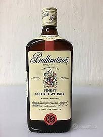 Bottiglia whisky Ballantines vintage