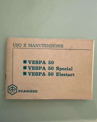 Libretto originale vespa