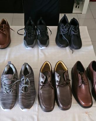 7 paia di scarpe numeri 42,43,44
