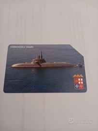 scheda telefonica sommergibile todaro