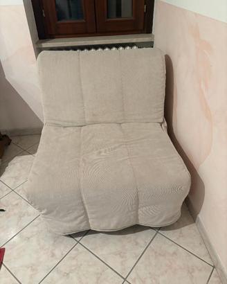 Poltrona letto IKEA LYCKSELE con materasso