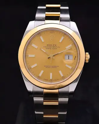 Rolex Datejust 41mm steel gold ref 126303 serviced
