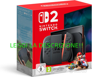 Nintendo Switch 2 NUOVA + Mario Kart World