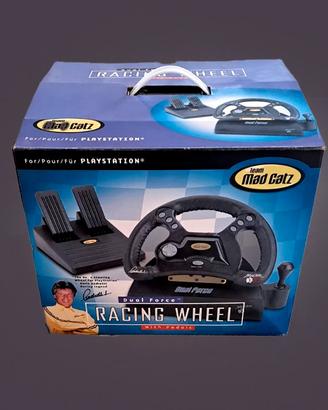 Playstation volante con pedali racing well