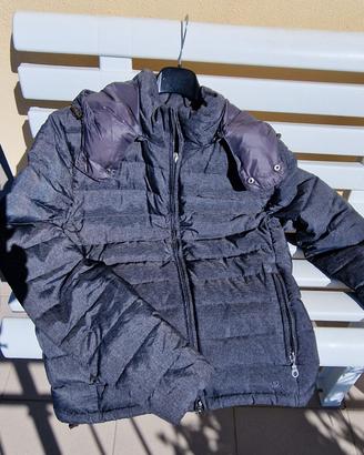 Piumino grigio Stile Benetton
