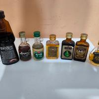 Lotto 7 miniature liquori