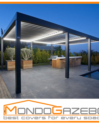 Pergola BIOCLIMATICA retrattile professionale
