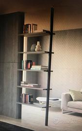 Libreria 6 ripiani su binari