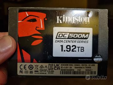 Ssd Kingston DC500M 1.92Tb Enterprise Data Center