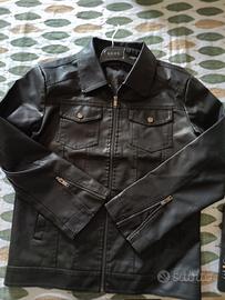 Giubbotto invernale pelle nero