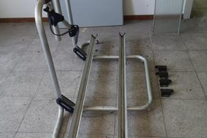 Porta biciclette interno gavone Camper