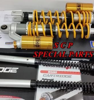 Honda sh 300 ohlins ammortizzatori cartucce misano