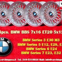 4 pz. cerchi BMW BBS x spoke 7x16 ET20 M3 E30 5 E1