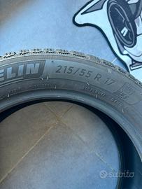 4 GOMME INVERNALI MICHELIN 215 55 R 17