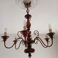 Lampadario a 6 luci in stile