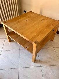 Tavolino da salotto IKEA LILLBERG in legno mass.