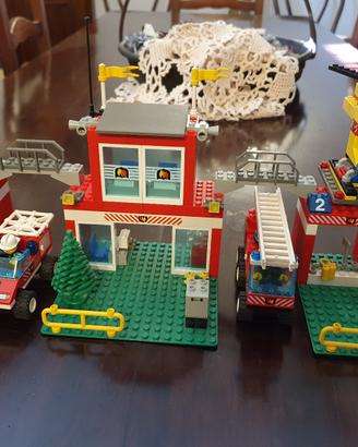 Lego System Fire Station + Rescue Helicopter 6554