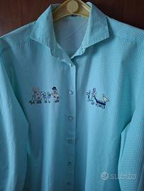 camicia da donna vintage in cotone 