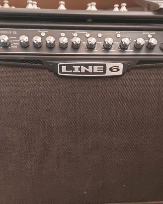 Amplificatore line6 spider iv 75w + pedaliera 