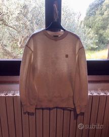 Felpa Oversize Bianca ricamata