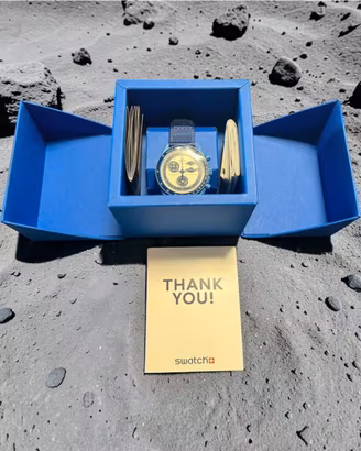 Swatch  Omega  Mission to the Super Blue Moonphase