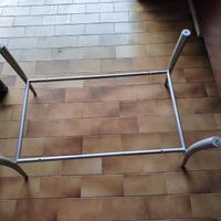 Tavolino salotto con  vetro cristallo 