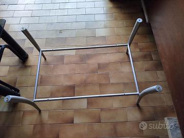 Tavolino salotto con  vetro cristallo 