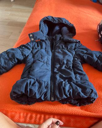 Piumino Idexè blu con cappuccio – 18 mesi