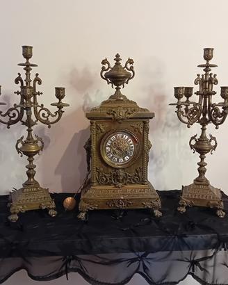 orologio a pendolo dell 800 bronzo 