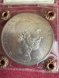 Olanda moneta ag Guglielmo III ,2 1/2 gulden 1873