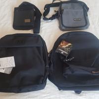 4 Zainetti e borselli uomo nuovi MH WAY, ecc.