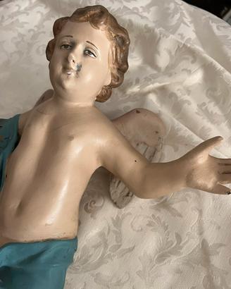 Statua angelo in cartapesta