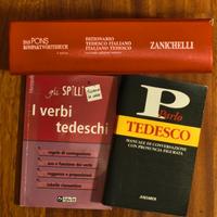 Dizionario+manuale conversazione+verbi in tedesco