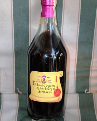 bottiglia brandy cardinal  mendoza epoca