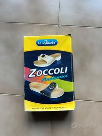 Zoccoli anatomici in legno La Riposella donna n. 3