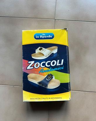 Zoccoli anatomici in legno La Riposella donna n. 3