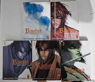Manga Basilisk vol 1-2-3-4-5 di Segawa Masaki